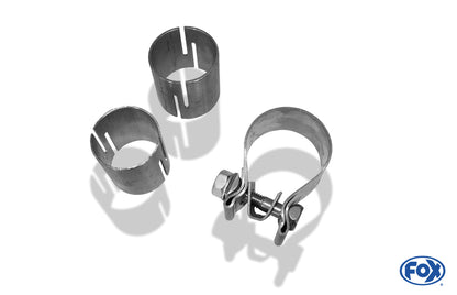 FOX VW Golf III Endschalldämpfer - 2x76 Typ 18