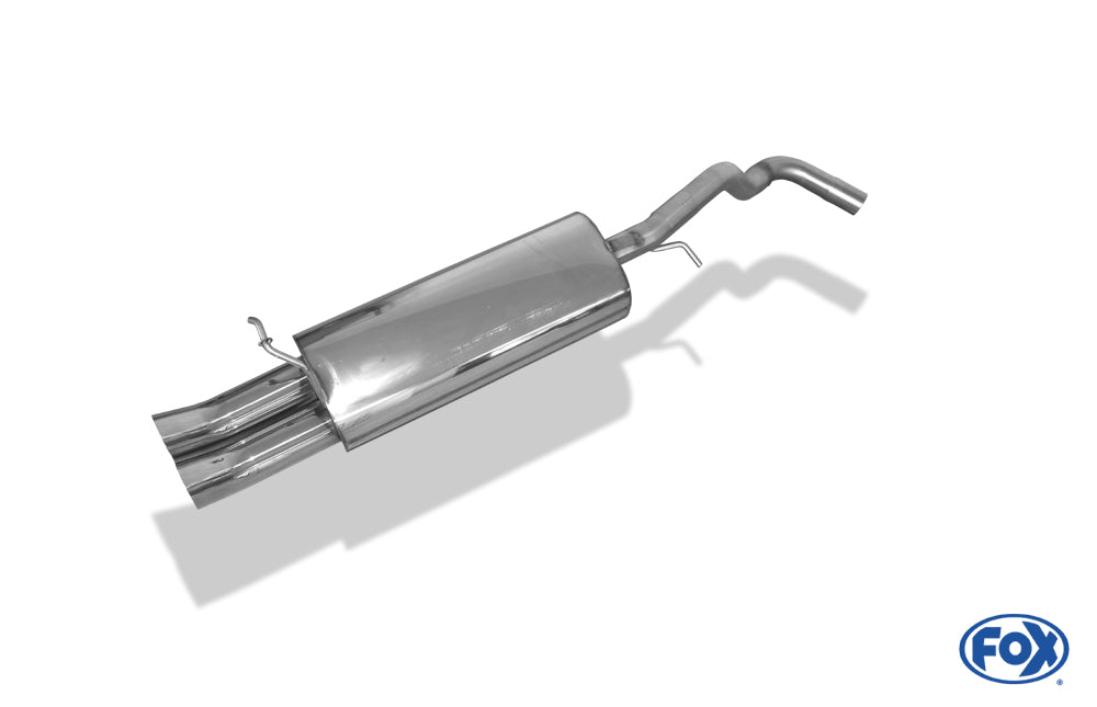 FOX VW Golf IV Endschalldämpfer - 2x76 Typ 18