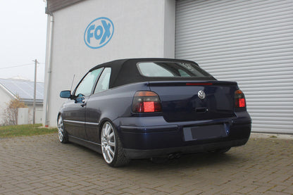 FOX VW Golf IV Cabriolet Endschalldämpfer - 2x63 Typ 28