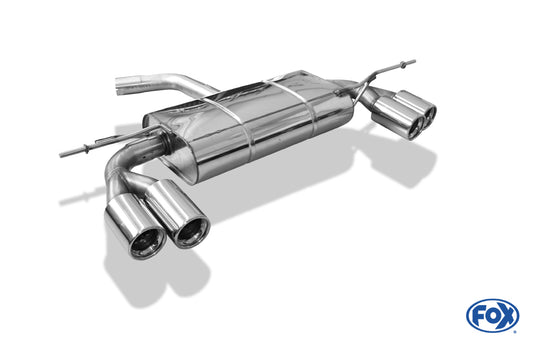 FOX VW Golf V Endschalldämpfer Ausgang rechts/links  - 2x80 Typ 13 rechts/links