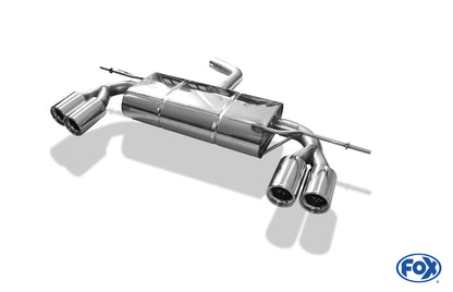 FOX VW Golf V Endschalldämpfer Ausgang rechts/links  - 2x80 Typ 13 rechts/links
