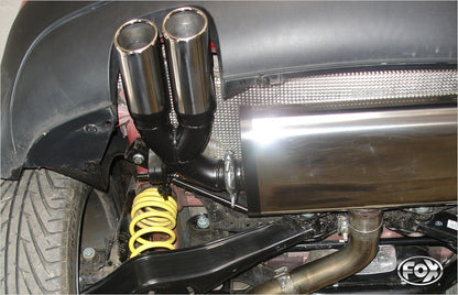 FOX VW Golf V GTI/ GTD Endschalldämpfer  - 2x76 Typ 17