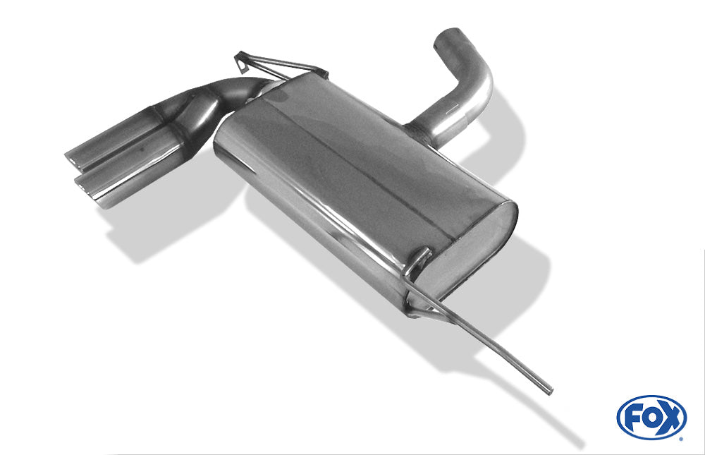 FOX VW Golf V GTI/ GTD Endschalldämpfer  - 2x76 Typ 17