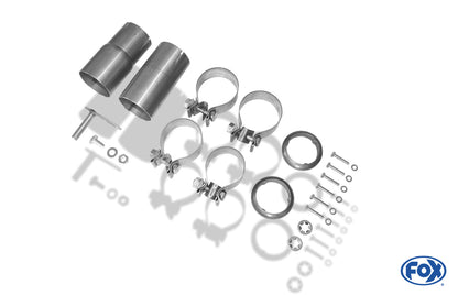 FOX VW Touran TSI Endschalldämpfer Ausgang rechts/links - 2x76 Typ 18 rechts/links