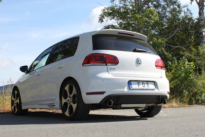 FOX VW Golf 6 GTI + Cabrio Endschalldämpfer Ausgang rechts/links - 1x90 Typ 25 rechts/links