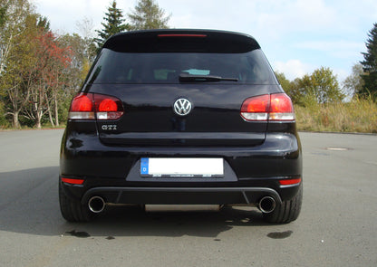 FOX VW Golf 6 GTI + Cabrio Endschalldämpfer Ausgang rechts/links - 1x100 Typ 25 rechts/links