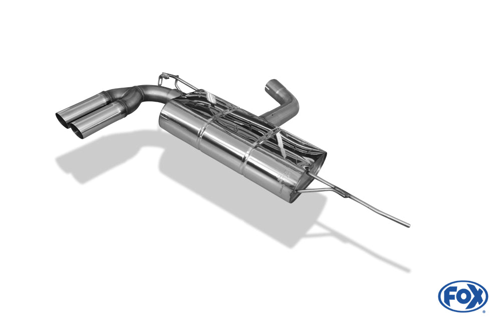 FOX VW Golf VI Endschalldämpfer - 2x63 Typ 14