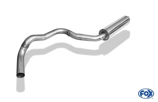 FOX VW T-Roc - Frontantrieb Vorschalldämpfer