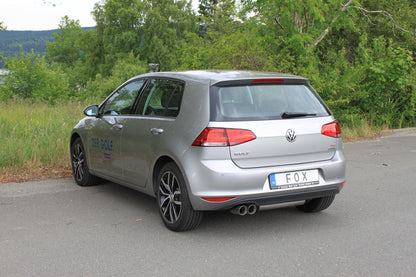 FOX VW Golf VII  - Einzelradaufhängung Endschalldämpfer einseitig - 2x80 Typ 25