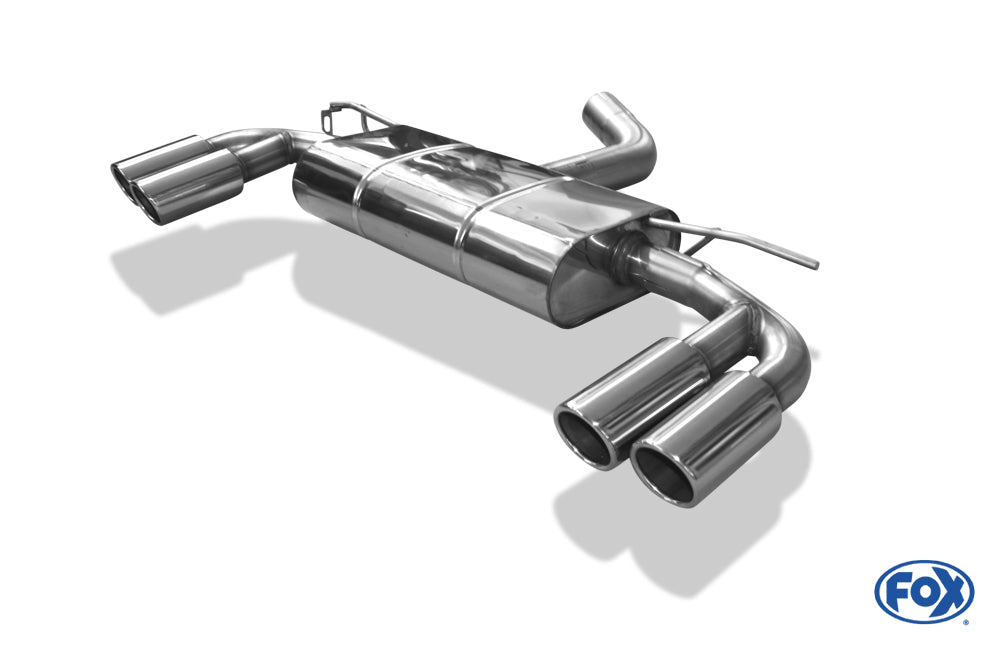 FOX VW Golf VII  - Einzelradaufhängung Endschalldämpfer rechts/links - 2x80 Typ 16 rechts/links