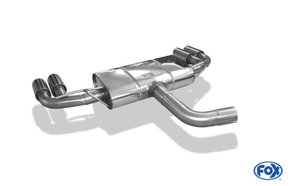 FOX VW Golf VII  - Einzelradaufhängung Endschalldämpfer rechts/links - 2x80 Typ 16 rechts/links
