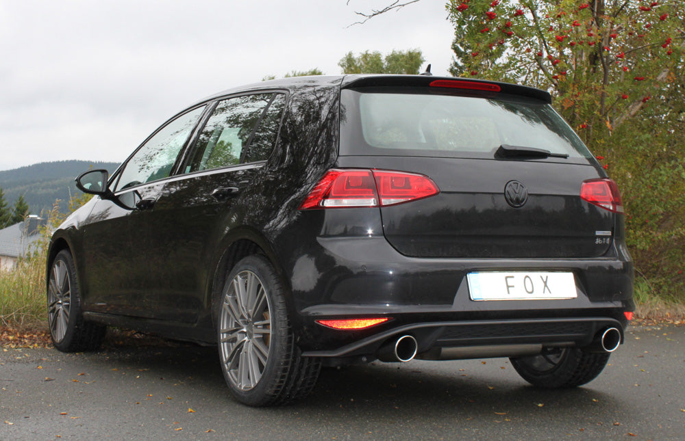 FOX VW Golf VII  - Einzelradaufhängung - GTI-Optik Endschalldämpfer rechts/links - 1x100 Typ 16 rechts/links