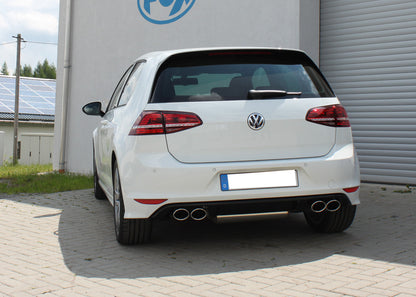 FOX VW Golf VII  - Einzelradaufhängung - R-Optik Endschalldämpfer rechts/links - 2x115x85 Typ 32 rechts/links