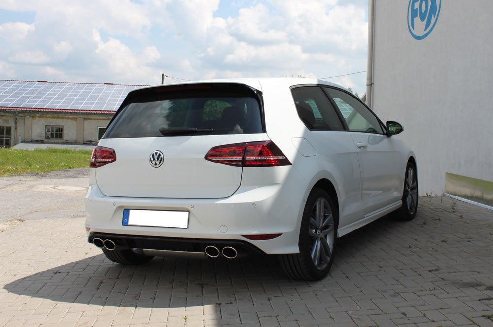 FOX VW Golf VII  - Einzelradaufhängung - R-Optik Endschalldämpfer rechts/links - 2x115x85 Typ 32 rechts/links