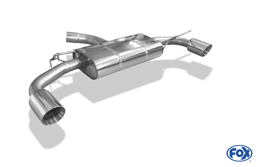 FOX VW Golf VII - 2,0l GTI Endschalldämpfer rechts/links - 1x100 Typ 25 rechts/links