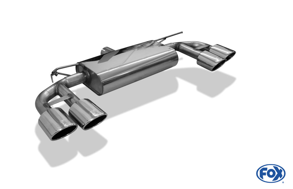 FOX VW Golf VII R - 4-Motion Endschalldämpfer rechts/links - 2x115x85 Typ 44 rechts/links