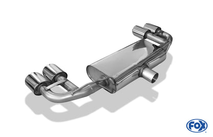 FOX VW Golf VII R - 4-Motion Facelift Endschalldämpfer rechts/links - 2x115x85 Typ 44 rechts/links