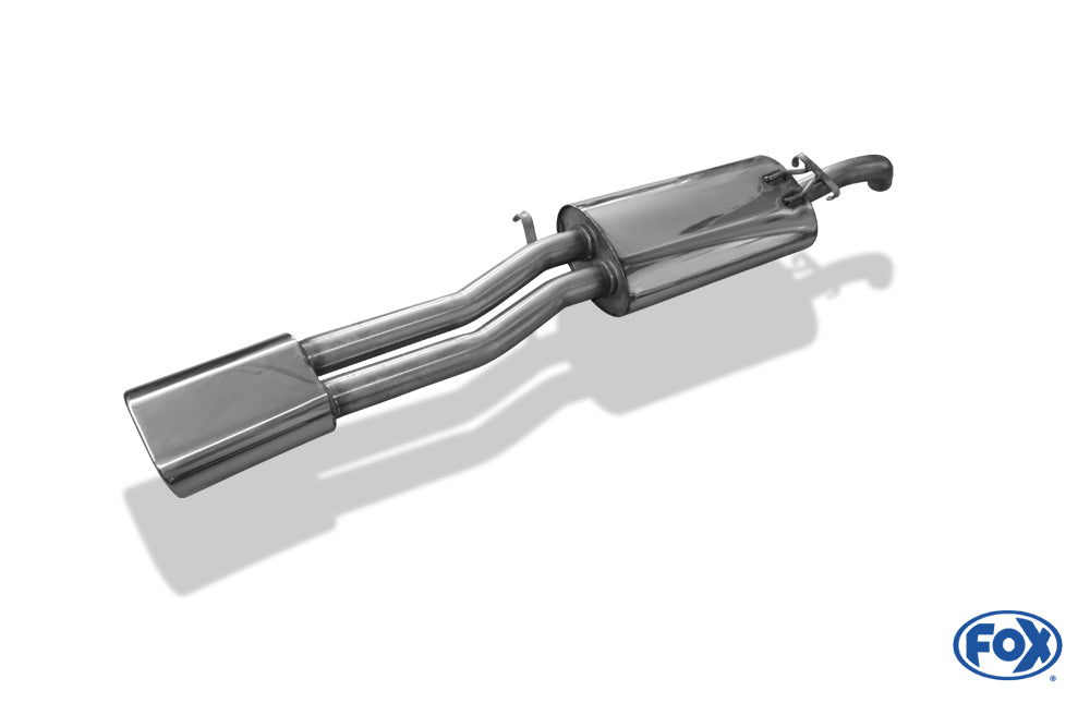 FOX VW Jetta II 19E Endschalldämpfer - 135x80 Typ 53