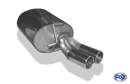 FOX VW Bora 1J/ Bora 1J Variant - 4-Motion Endschalldämpfer - 2x76 Typ 12