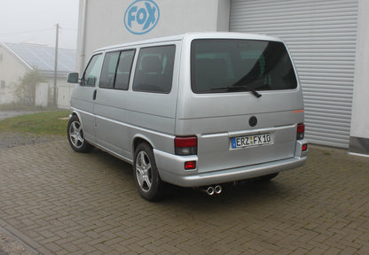 FOX VW T4 - Frontantrieb - Bus/ Transporter/ Multivan/ Caravelle Endschalldämpfer - 2x80 Typ 13