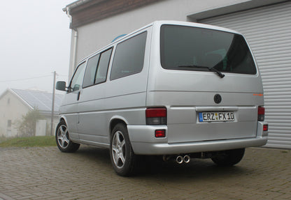 FOX VW T4 - Frontantrieb - Bus/ Transporter/ Multivan/ Caravelle Endschalldämpfer - 2x80 Typ 13