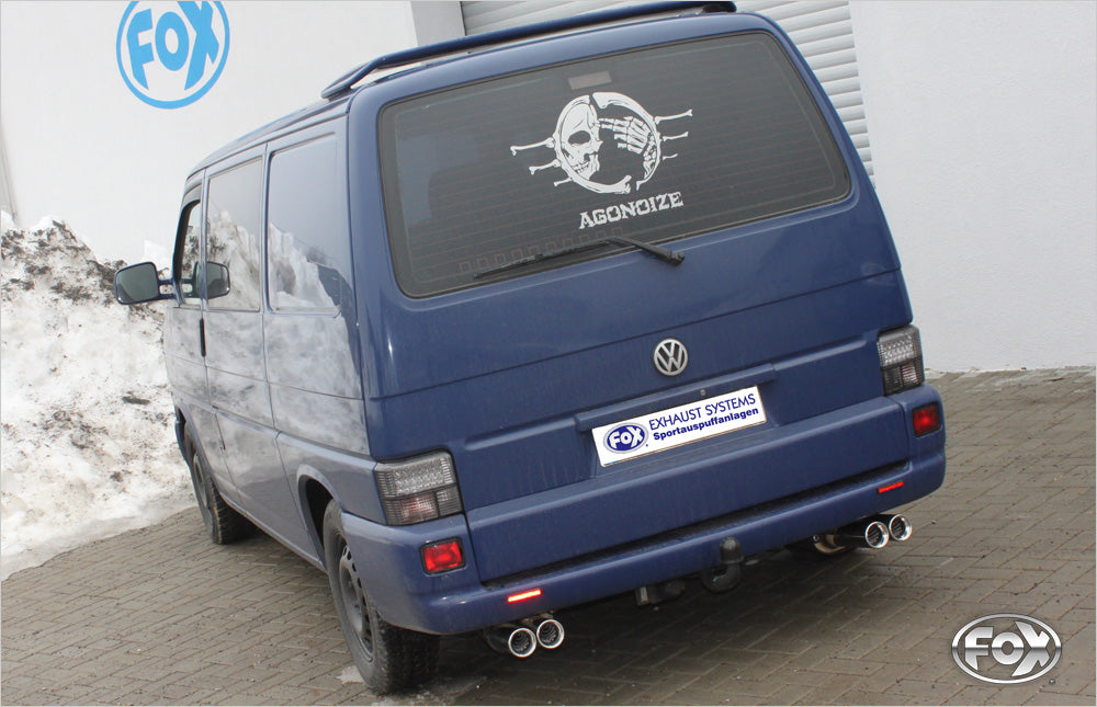 FOX VW Bus T4 Endschalldämpfer rechts/links - 2x80 Typ 13 rechts/links