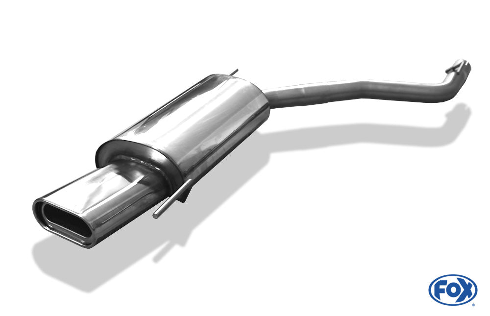 FOX VW T4 - Frontantrieb - Bus/ Transporter/ Multivan/ Caravelle Endschalldämpfer - 160x80 Typ 53