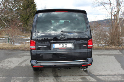 FOX VW Bus T5/ T6 Endschalldämpfer - 2x88x74 Typ 33