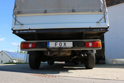 FOX VW Bus T5 Pritsche 4x4 Doppelkabine Endschalldämpfer - 2x63 Typ 28