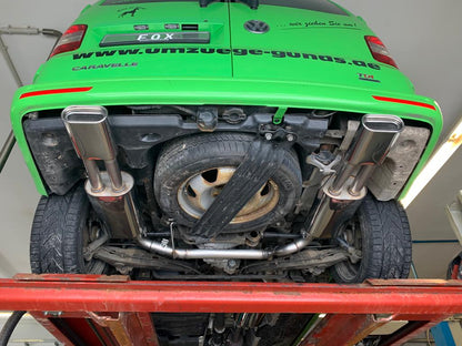 FOX VW Bus T5/ T6 4motion Endschalldämpfer Ausgang rechts/links - 160x80 Typ 53 rechts/links