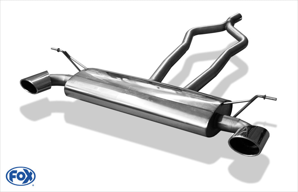FOX VW Touareg Typ 7L Endschalldämpfer Ausgang rechts/links - 140x90 Typ 32 rechts/links