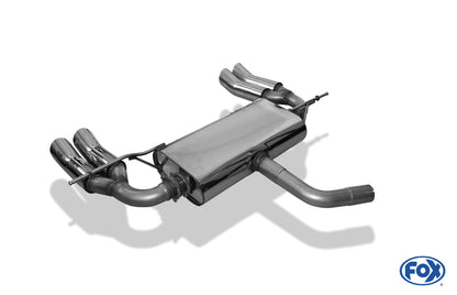 FOX VW Touran Endschalldämpfer Ausgang rechts/links  - 2x76 Typ 18 rechts/links
