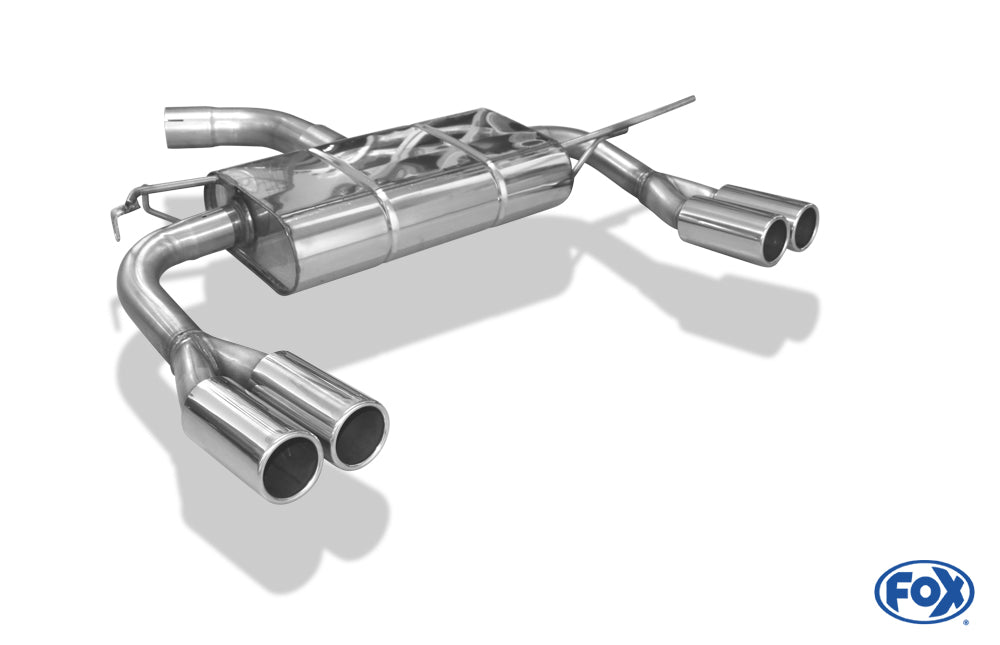 FOX VW Touran Cross GTD Endschalldämpfer Ausgang rechts/links - 2x76 Typ 12 rechts/links