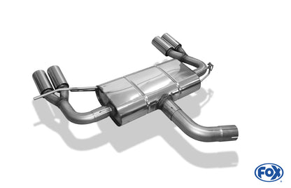FOX VW Touran Cross GTD Endschalldämpfer Ausgang rechts/links - 2x76 Typ 12 rechts/links