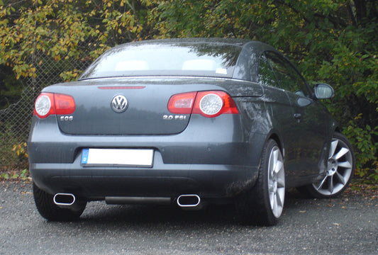 FOX VW EOS - 1F Endschalldämpfer Ausgang rechts/links - 160x80 Typ 57 rechts/links