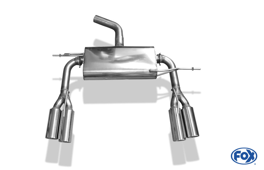 FOX VW Eos V6 Endschalldämpfer Ausgang rechts/links - 2x80 Typ 13 rechts/links