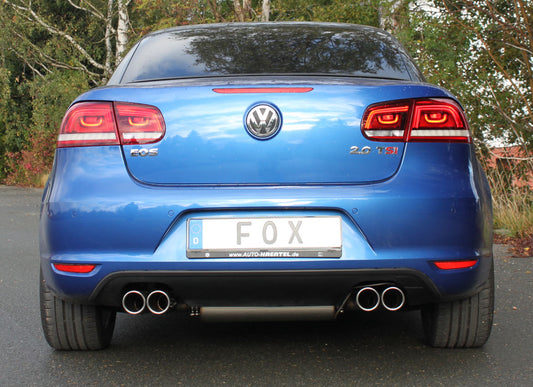 FOX VW Eos 1F - Facelift - 1,4l Endschalldämpfer rechts/links - 2x80 Typ 16 rechts/links