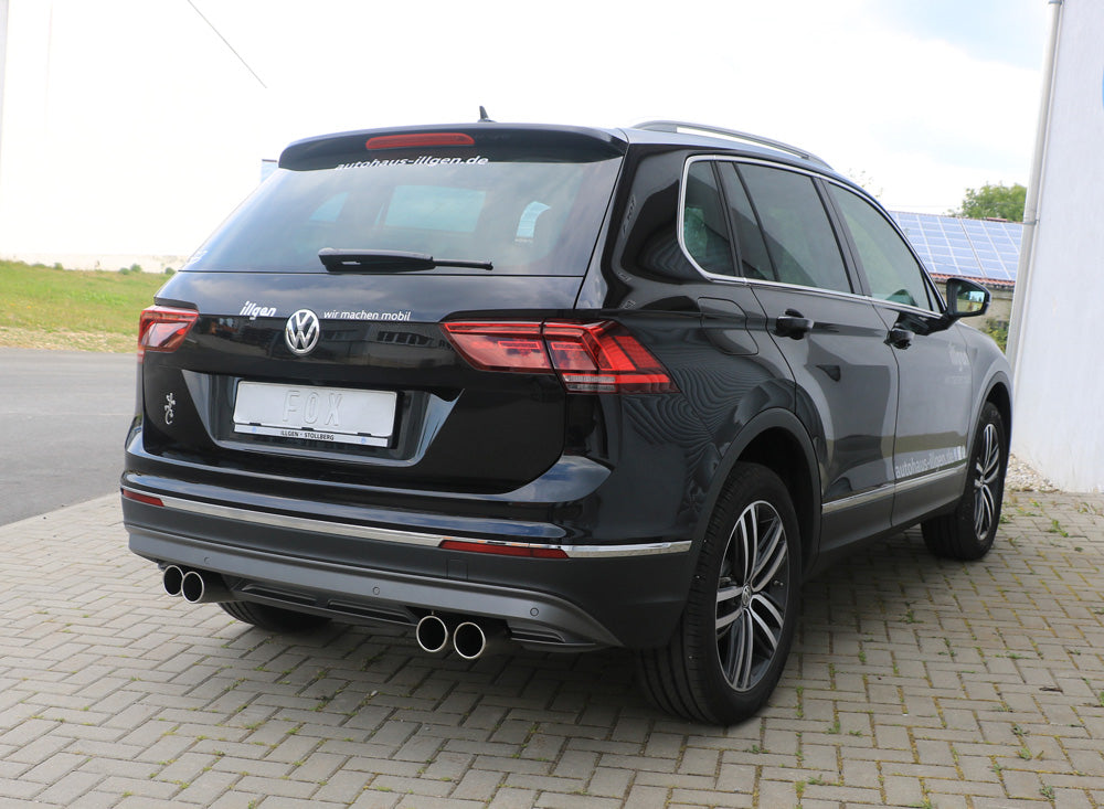 FOX VW Tiguan II Benzin - 4motion Endschalldämpfer Ausgang rechts/links - 2x90 Typ 12 rechts/links