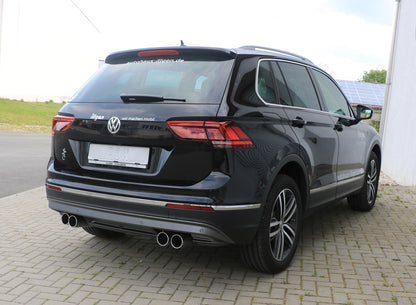 FOX VW Tiguan II Benzin - 4motion Endschalldämpfer Ausgang rechts/links - 2x90 Typ 12 rechts/links