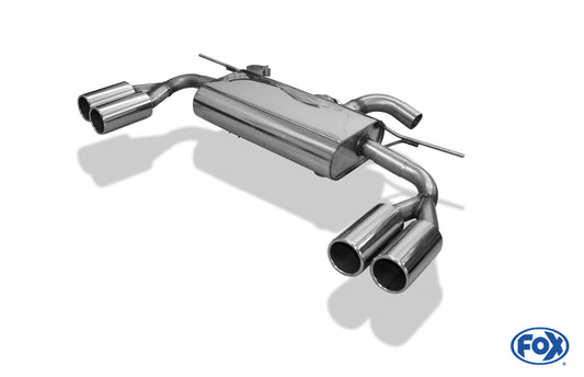 FOX VW Tiguan II Benzin - 4motion Endschalldämpfer Ausgang rechts/links - 2x90 Typ 12 rechts/links