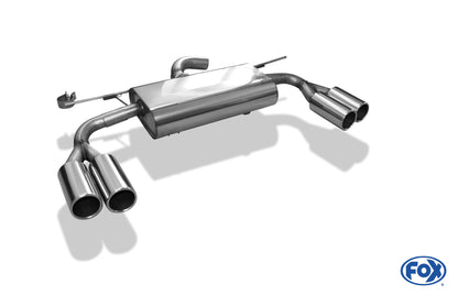 FOX VW Tiguan II Benzin - 4motion Endschalldämpfer Ausgang rechts/links - 2x90 Typ 12 rechts/links