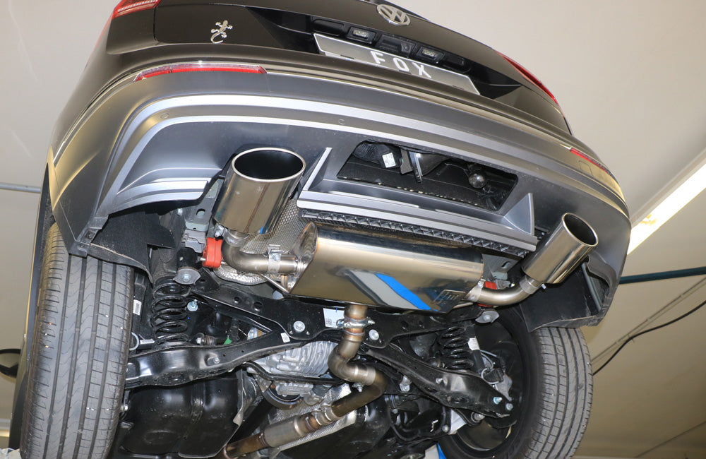 FOX VW Tiguan II Benzin - 4motion Endschalldämpfer Ausgang rechts/links - 160x90 Typ 38 rechts/links