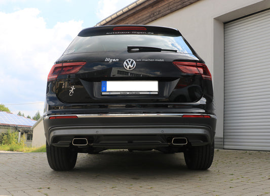 FOX VW Tiguan II Benzin - 4motion Endschalldämpfer Ausgang rechts/links - 145x65 Typ 59 rechts/links