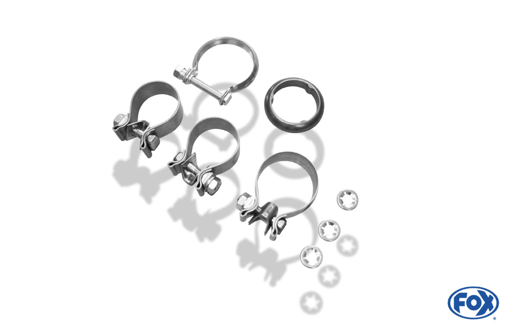 FOX VW Tiguan II Benzin - 4motion Endschalldämpfer Ausgang rechts/links - 145x65 Typ 59 rechts/links