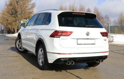 FOX VW Tiguan II Diesel - 4motion Endschalldämpfer quer - 2x80 Typ 25 rechts/links