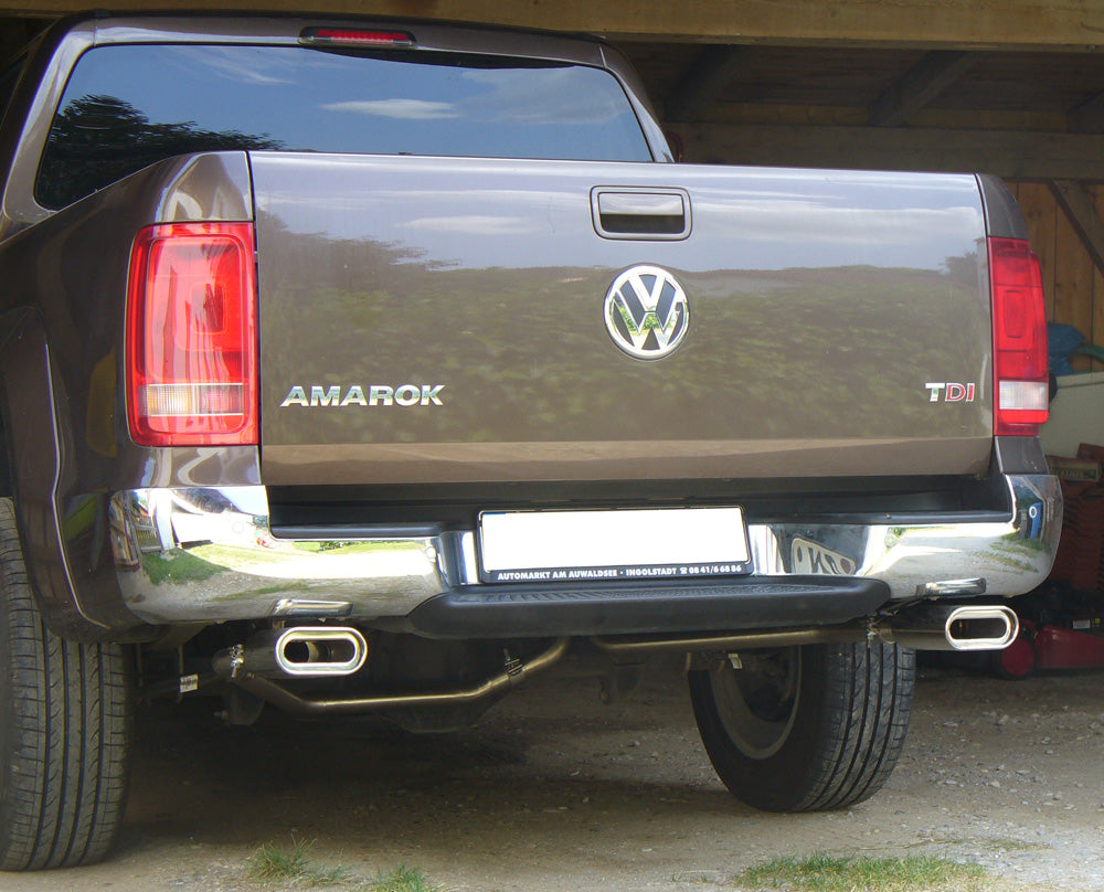 FOX VW Amarok 4x4 Endschalldämpfer Ausgang rechts/links - 160x80 Typ 53 rechts/links