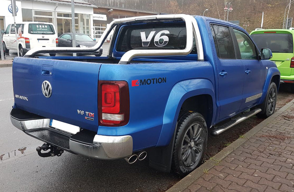 FOX VW Amarok 4x4 Endrohr rechts zur Seite - 2x115x85 Typ 38 rechts