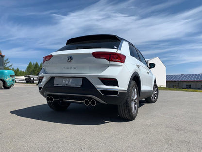 FOX VW T-Roc - Frontantrieb Endschalldämpfer rechts/links - 2x90 Typ 16 rechts/links