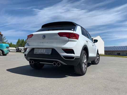 FOX VW T-Roc - Frontantrieb Endschalldämpfer rechts/links - 2x90 Typ 16 rechts/links