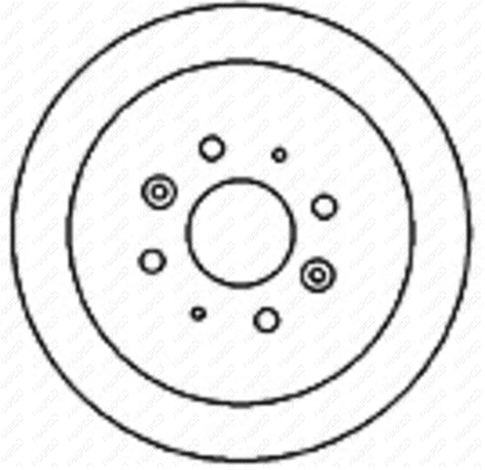 MAPCO Bremsscheibe Hinterachse  15576